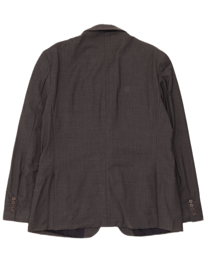 Ted Baker muška uska jakna sa 2 gumba UK 44 2XL siva vuna