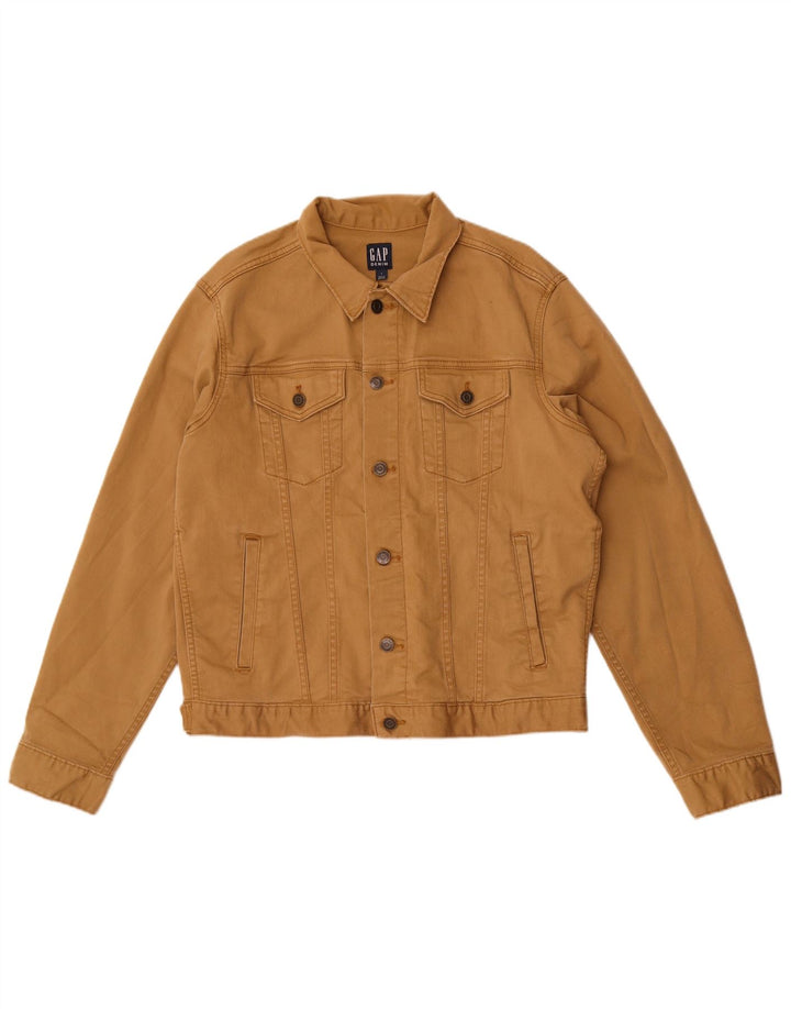 Gap muška traper jakna UK 40 veliki smeđi pamuk