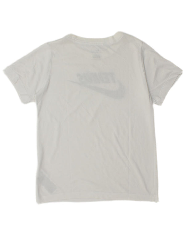 Nike Boys Tennis Graphic T-Shirt T-Shirt Top 10-11 Years Srednje bijeli pamuk