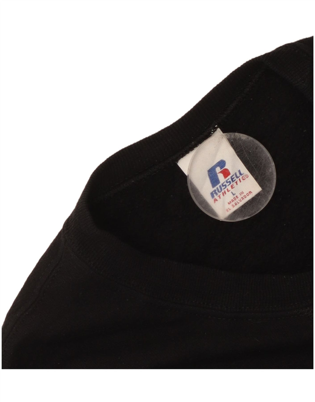 Russell atletska ženska majica s kratkim rukavima UK 16 Veliki crni pamuk