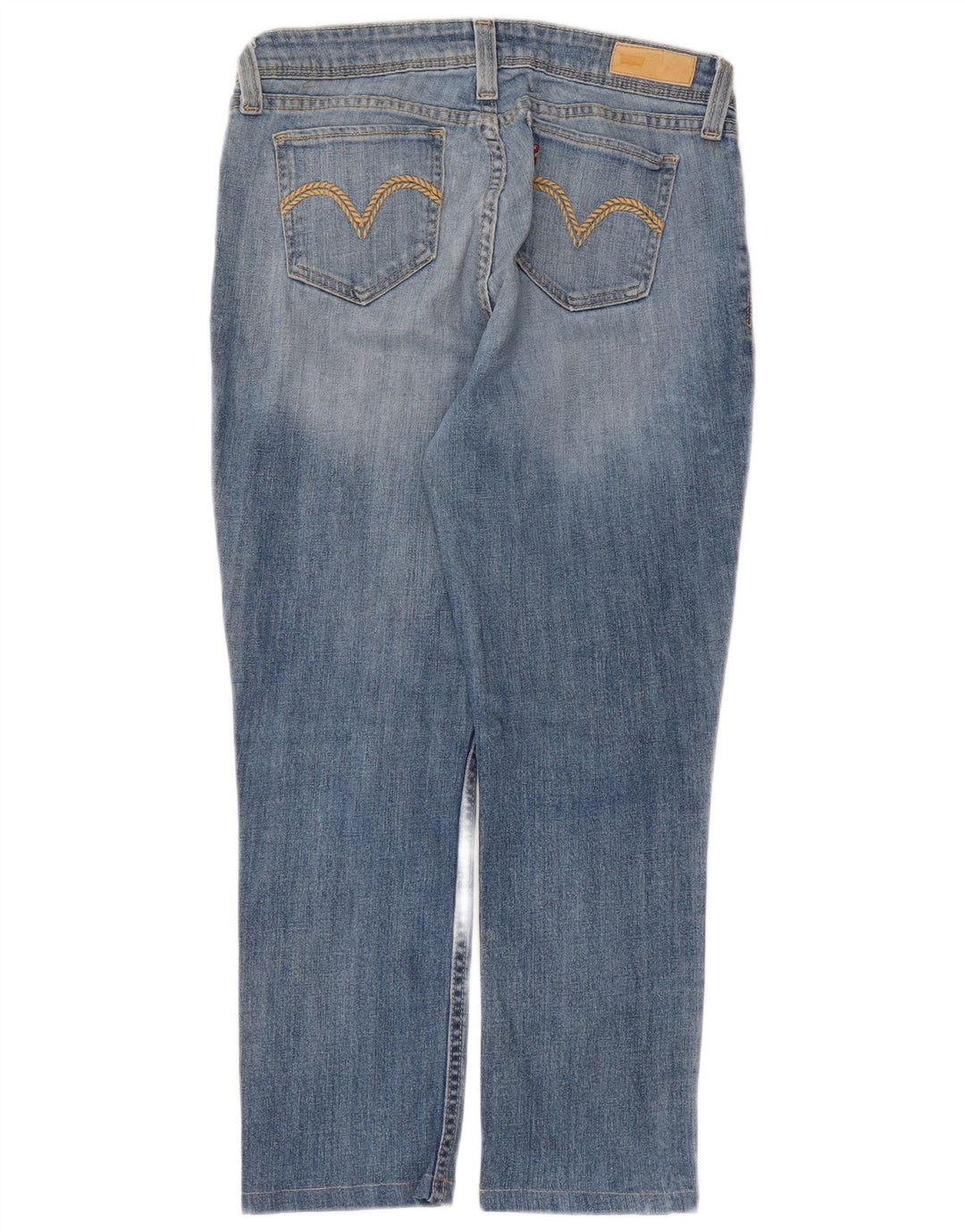 Levi's ženske skraćene traperice Bold Curve W32 L24 plavi pamuk