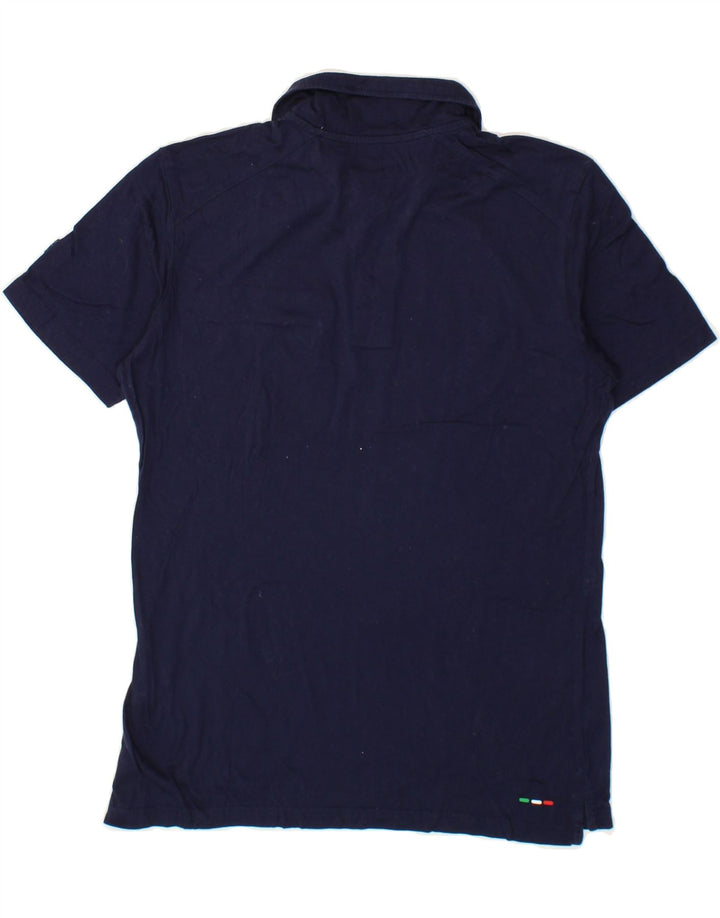 FILA Mens Polo Shirt Small Navy Blue Cotton Vintage Fila and Second-Hand Fila from Messina Hembry 