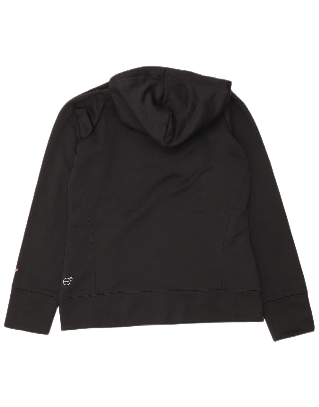 PUMA Ženska majica s kapuljačom s kapuljačom UK 12 Srednji crni poliester