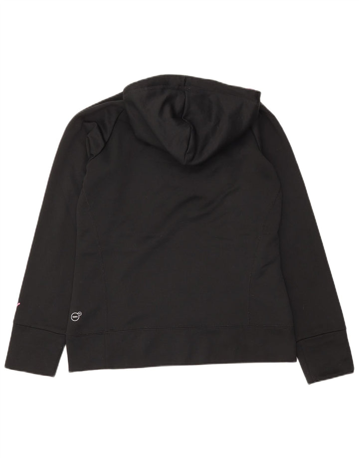 PUMA Ženska majica s kapuljačom s kapuljačom UK 12 Srednji crni poliester