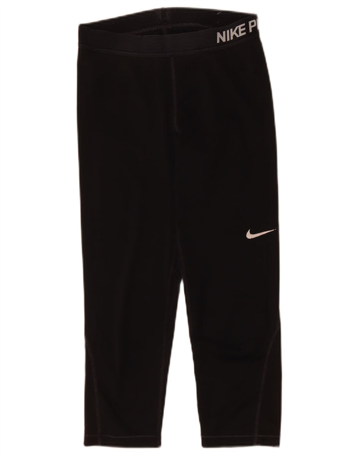Nike ženske Graphic Capri tajice UK 12 srednje crne