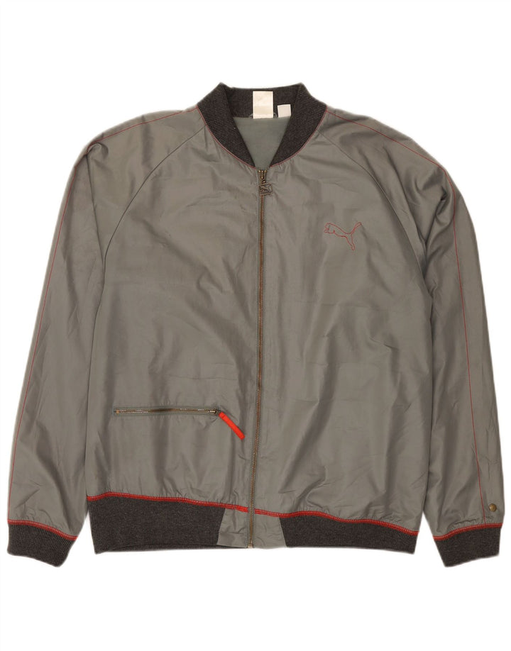 Puma muška bomber jakna UK 38 srednje siva boja