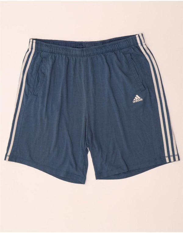 Adidas muške sportske kratke hlače Climalite 2XL plavi poliester