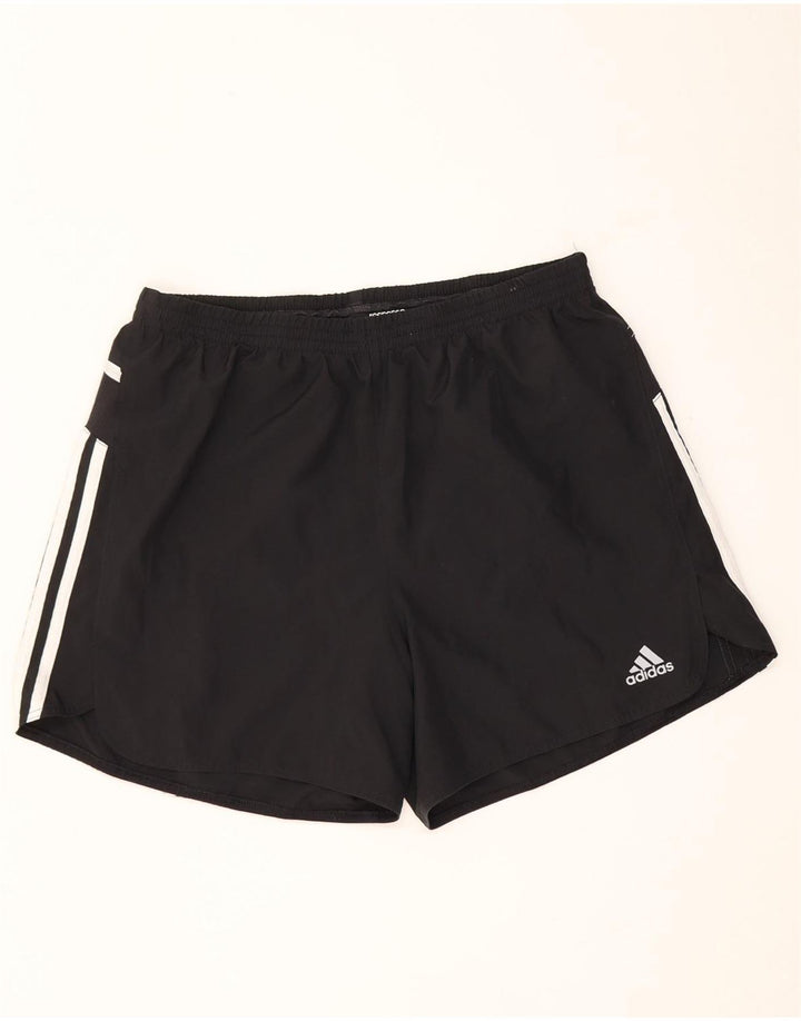 Adidas muške sportske kratke hlače Climalite, veliki crni poliester