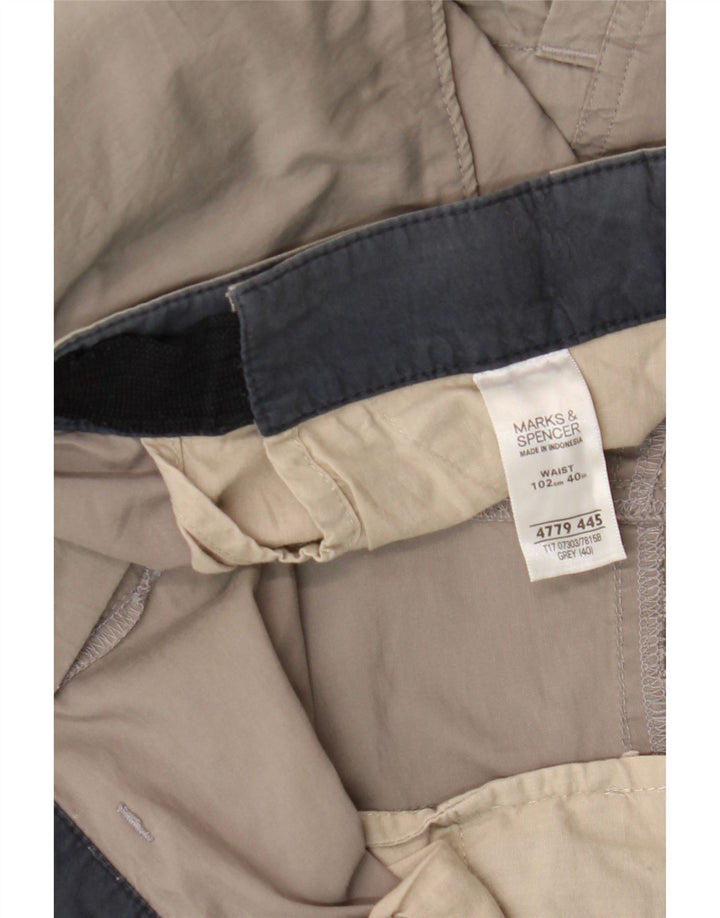 Marks & Spencer muške kargo kratke hlače W40 XL sivi pamuk