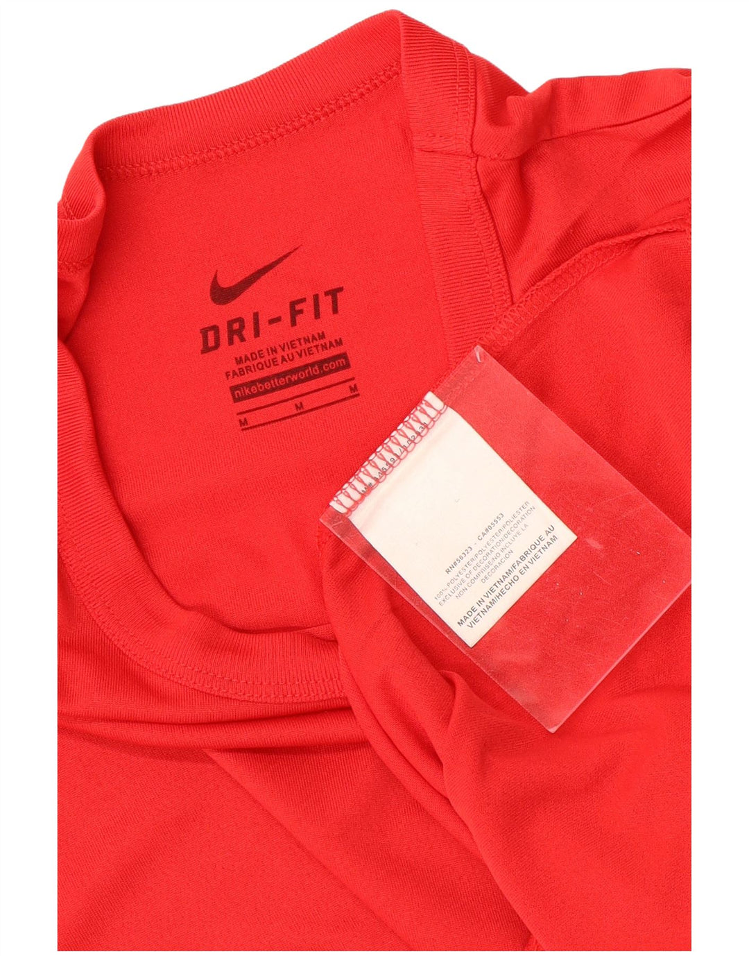 NIKE ženska majica kratkih rukava Dri Fit UK 12 Srednje crveni poliester