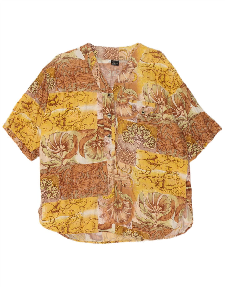 Lorena ženska košulja kratkih rukava bluza IT 48 XL višebojna cvjetna