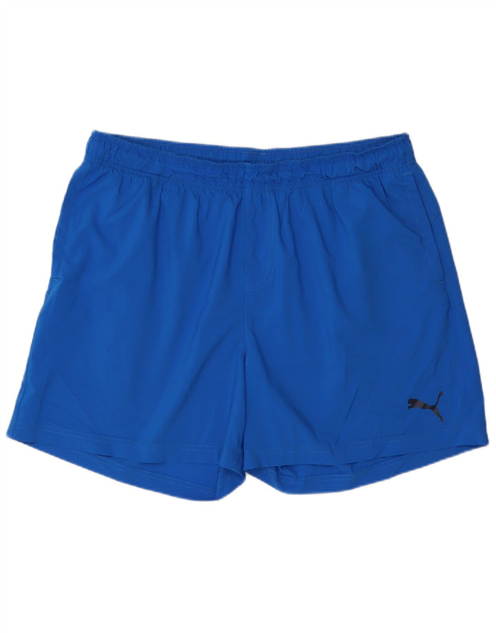 Puma muške sportske kratke hlače 2XL plavi poliester
