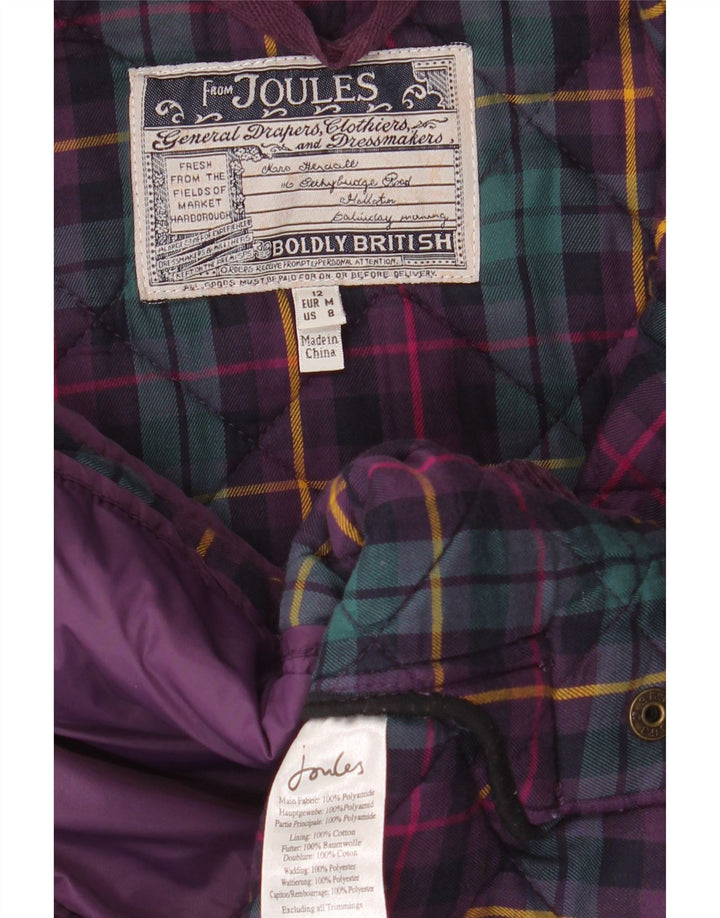 JOULES Ženska prošivena jakna UK 12 Srednje ljubičasti poliamid