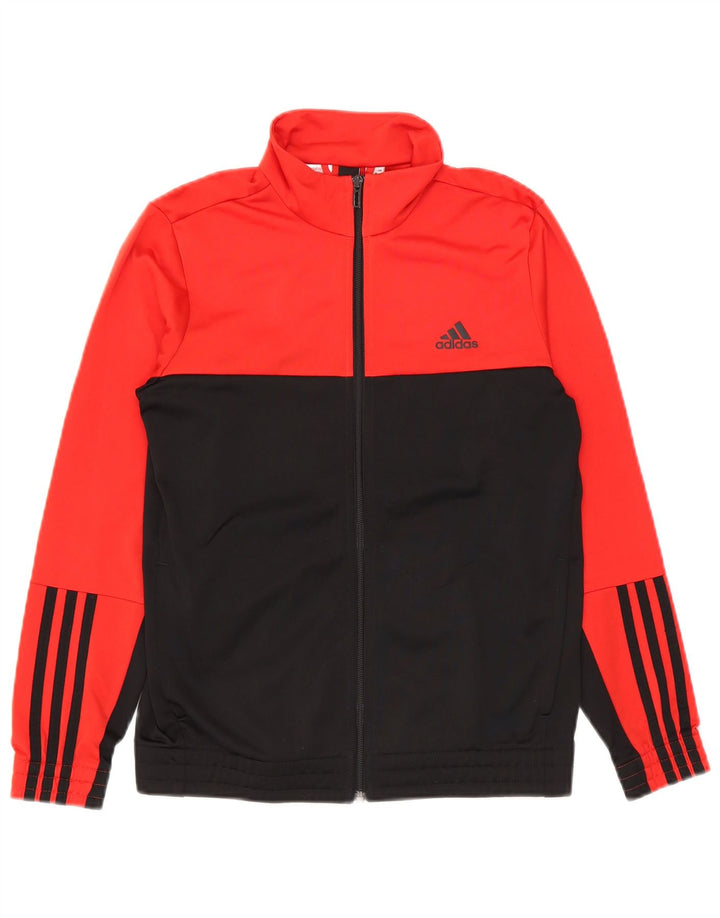 Adidas trenirka za dječake 13-14 godina Red Colourblock Poliester
