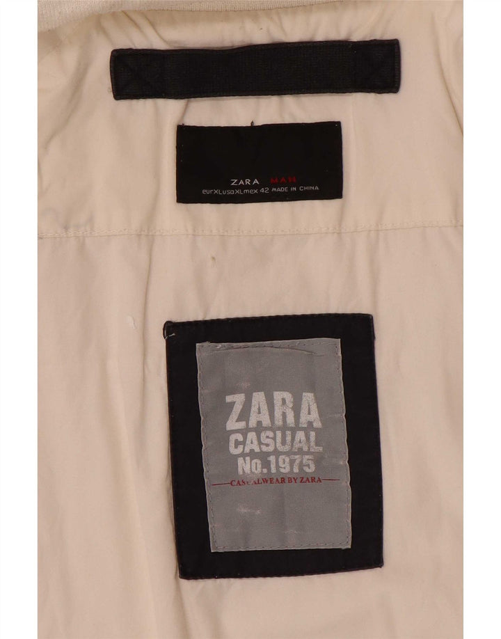 Zara muška bomber jakna UK 42 XL bijela