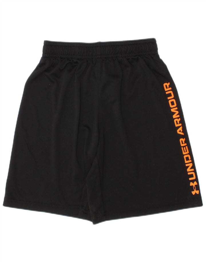 Under Armour Boys Graphic Sport Shorts 6-7 Years Black Poliester