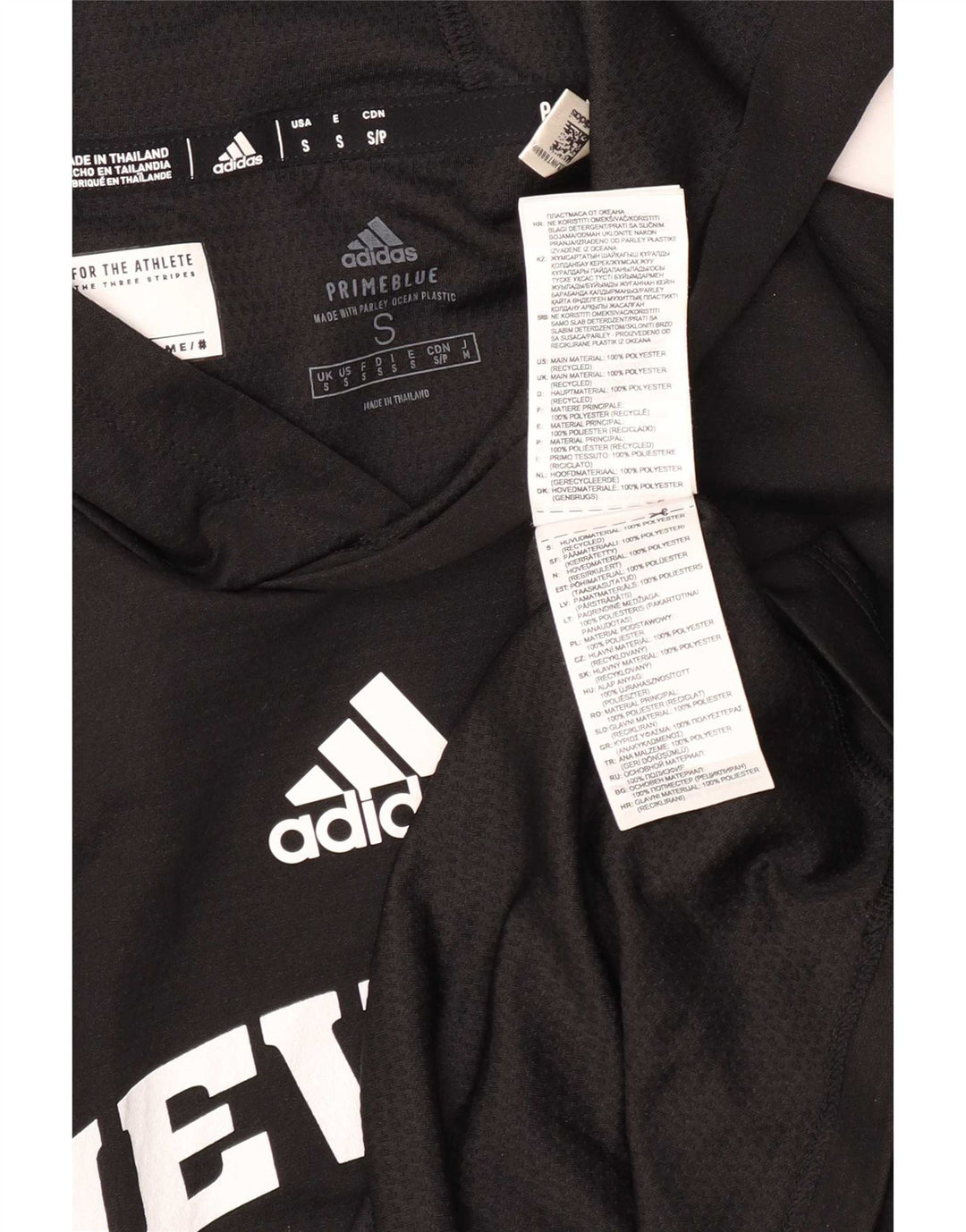 Adidas muška majica Nevada Wolf Pack s kapuljačom i dugim rukavima, mala crna