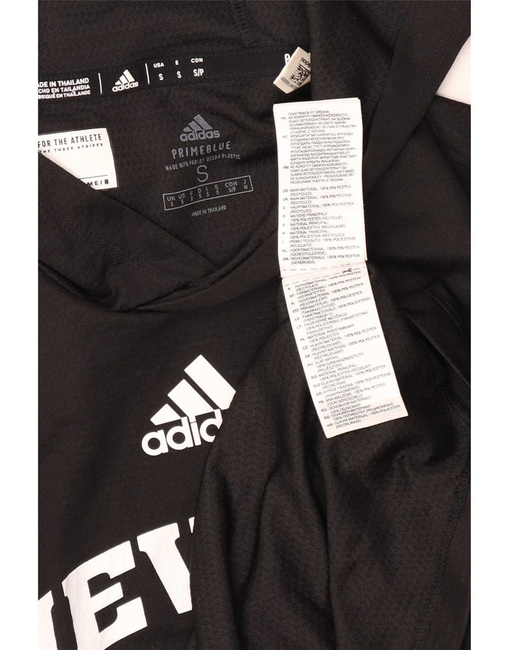 Adidas muška majica Nevada Wolf Pack s kapuljačom i dugim rukavima, mala crna