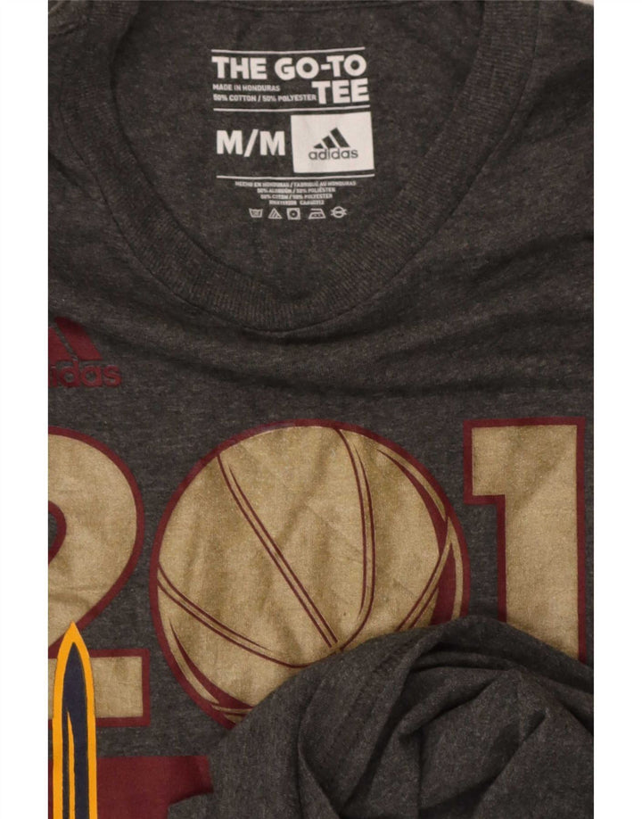 Adidas muška majica kratkih rukava Regular Graphic, srednje sivi pamuk
