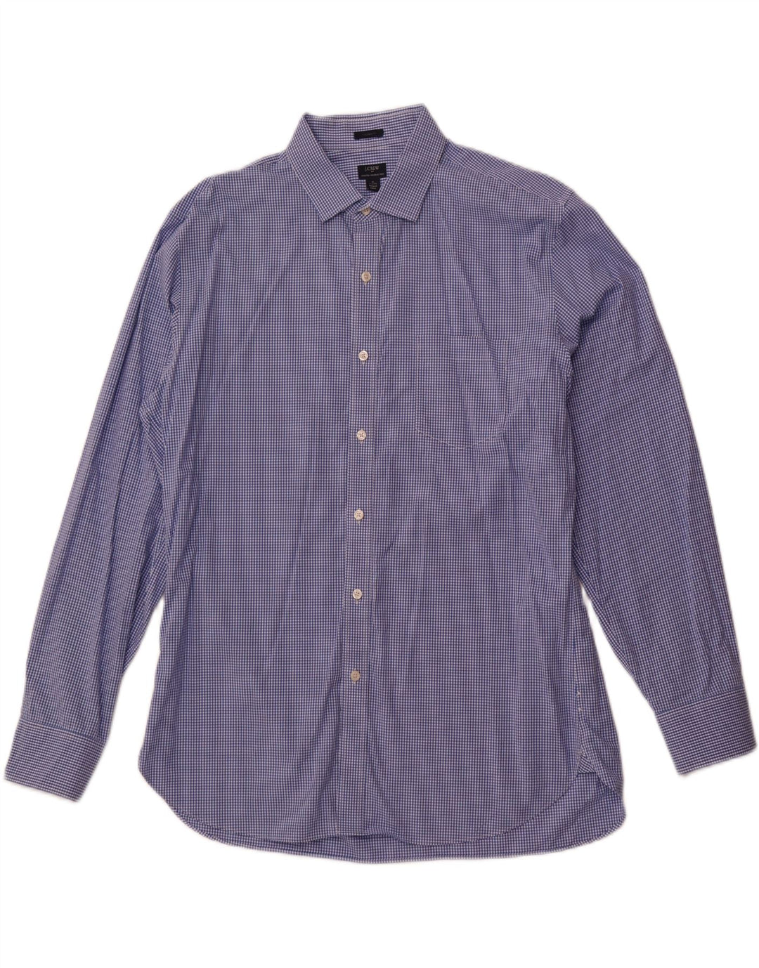 J. Crew muška rastezljiva košulja veličina 17 17/12 XL plavi gingham
