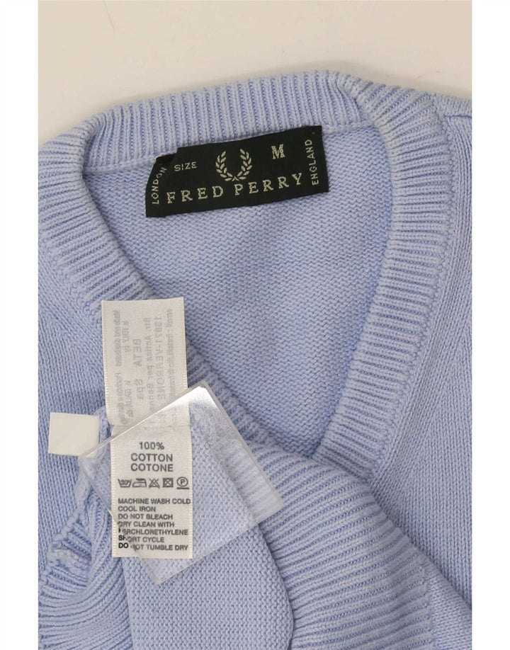Fred Perry muški prsluk bez rukava Srednje plavi pamuk