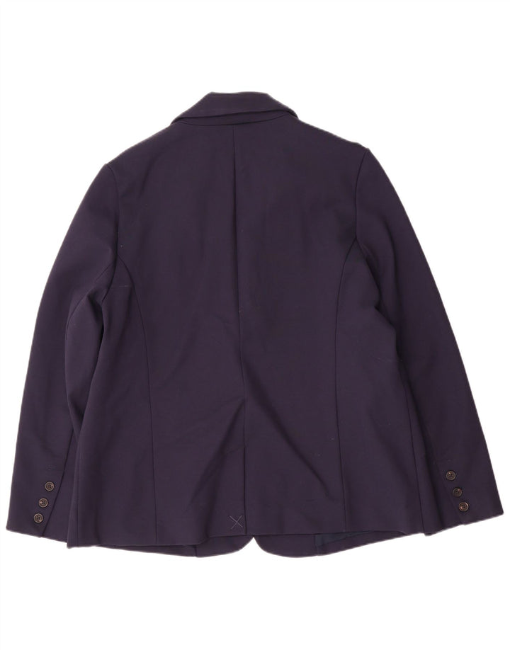 Crew Clothing Ženska jakna sa 2 gumba UK 16 Velika tamnoplava viskoza