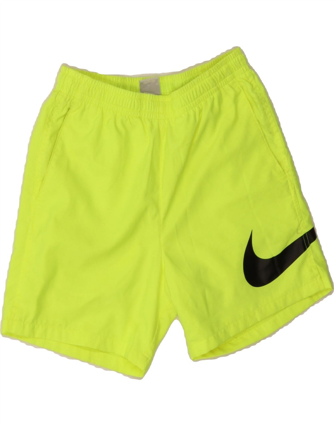 NIKE Mens Graphic Sport Shorts Small Green Polyester Vintage Nike and Second-Hand Nike from Messina Hembry 