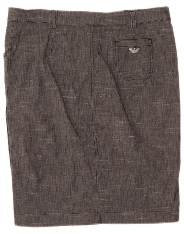 Armani ženska ravna suknja W32 velike sive fleke