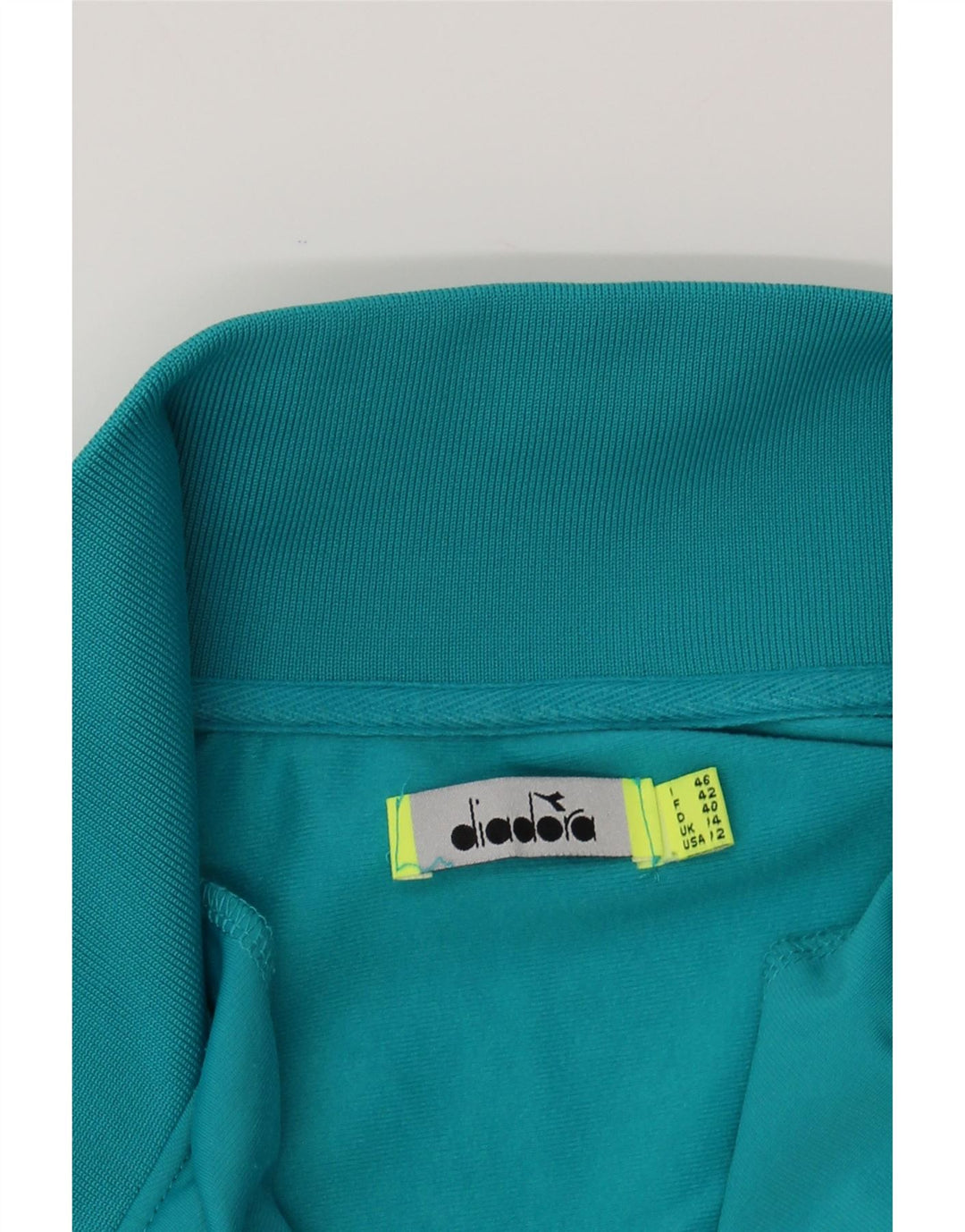 DIADORA Womens Tracksuit Top Jacket UK 14 Large Blue Polyester Vintage Diadora and Second-Hand Diadora from Messina Hembry 