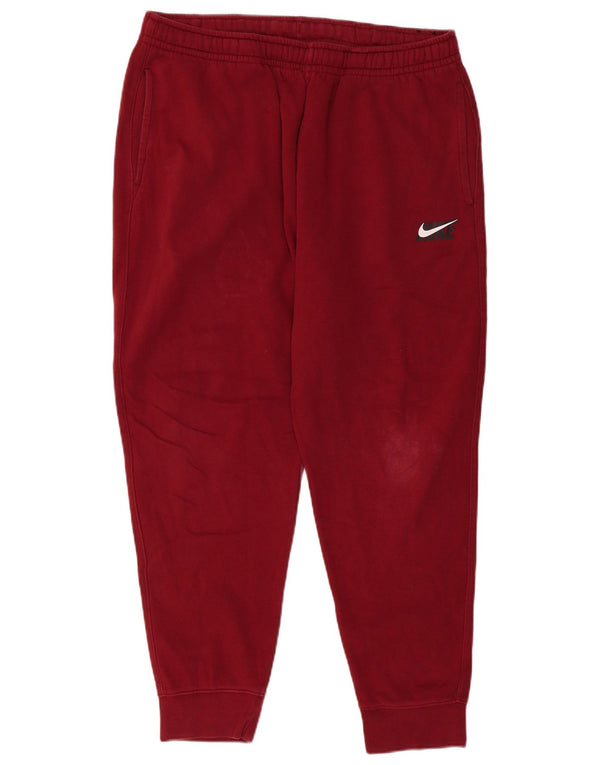 NIKE Muška trenirka Hlače Joggers XL Bordo pamuk