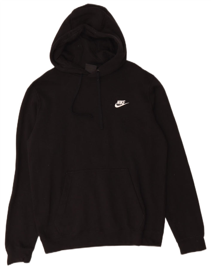 Nike muška majica s kapuljačom Srednje crni pamuk
