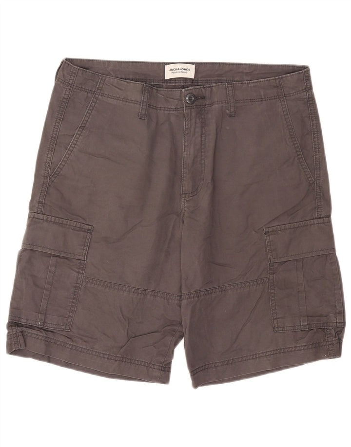 Jack & Jones muške kargo kratke hlače Large W36 sivi pamuk