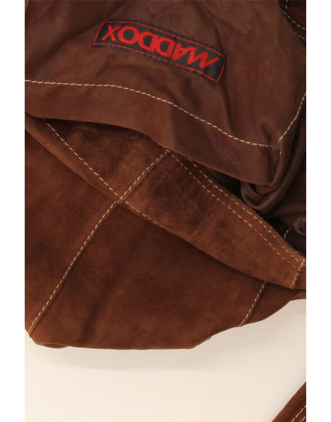 MADDOX ženska jakna od brušene kože UK 16 velika smeđa koža