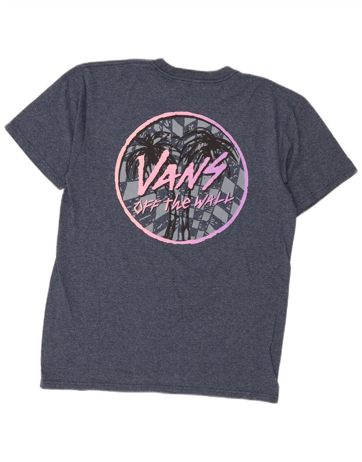 Vans muška majica kratkih rukava s grafičkim motivima, srednje plava s pjegama