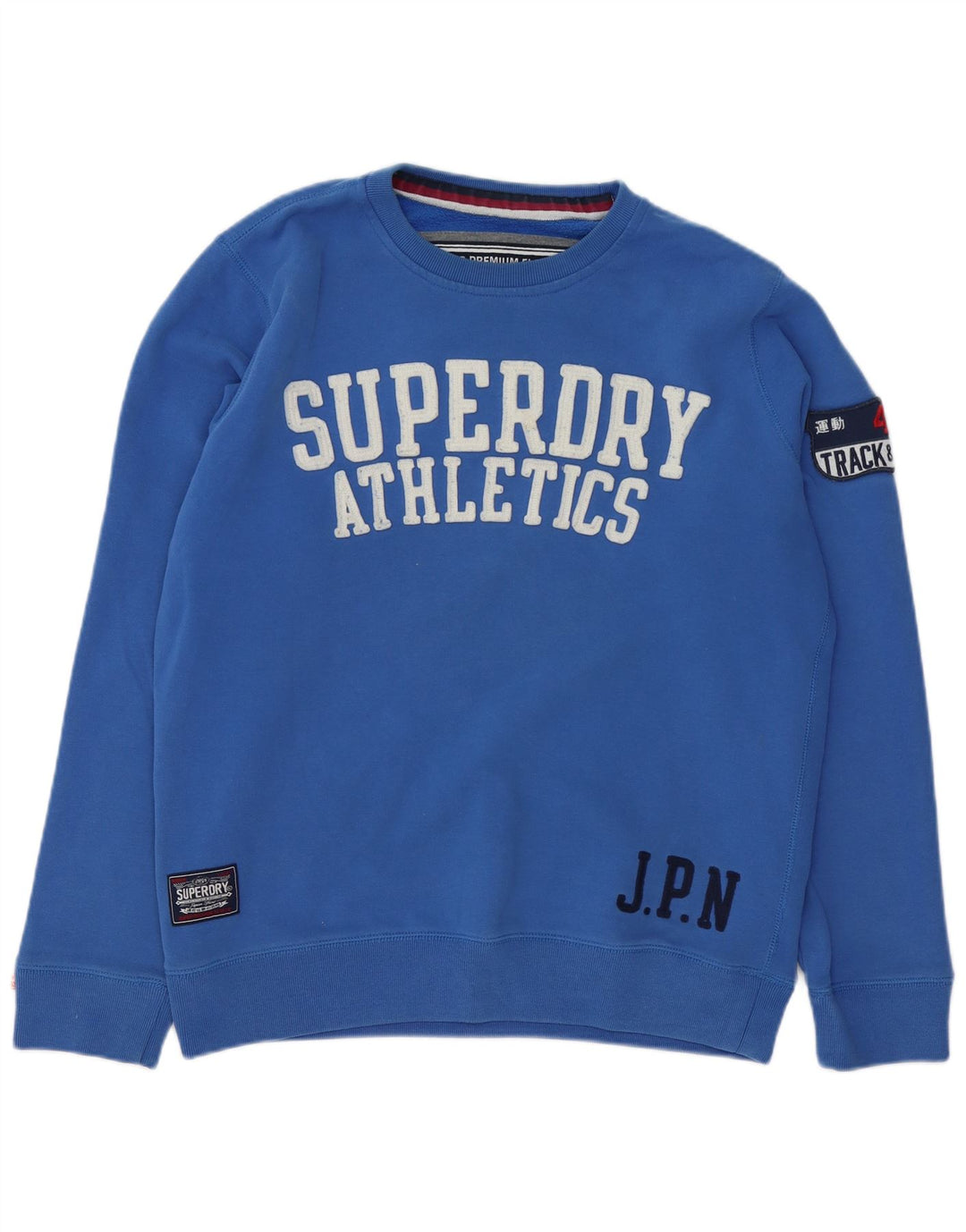 Superdry muški džemper s grafičkim motivima 2XL plavi pamuk