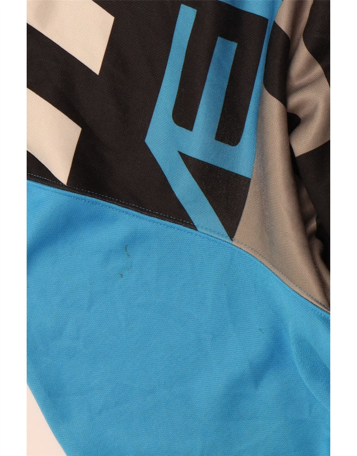 QUIKSILVER ženska gornja jakna trenirke UK 16 Large Blue Colourblock