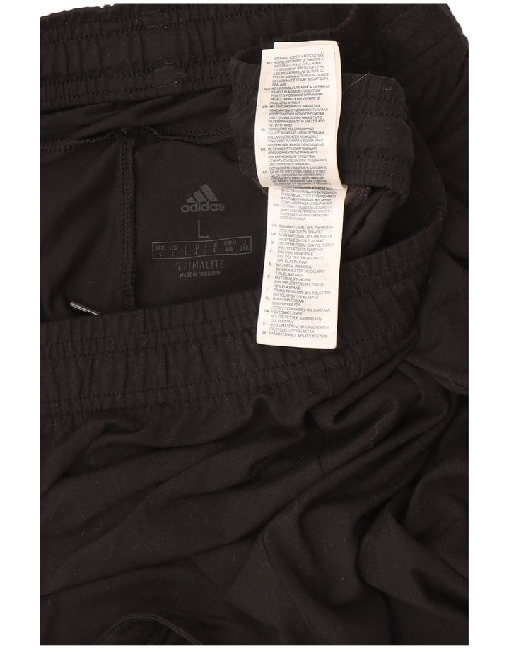 Adidas muške sportske kratke hlače Climalite, veliki crni poliester