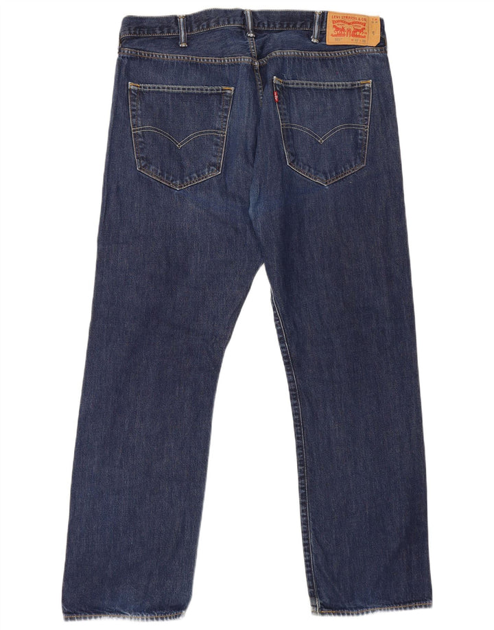 Levi's muške 501 ravne traperice W40 L32 tamnoplave