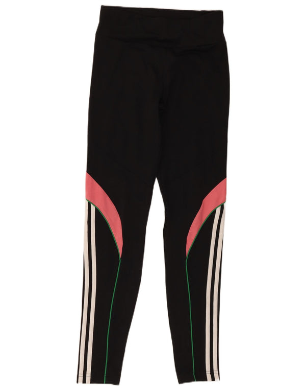 Adidas tajice za djevojčice Aeroready od 14 do 15 godina crne poliesterske boje