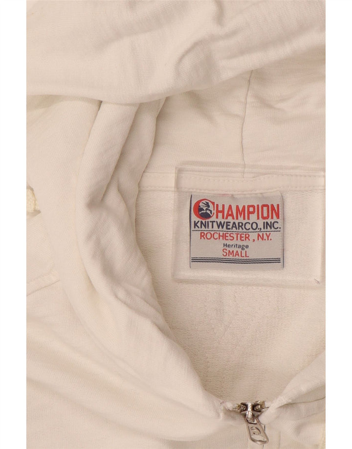 CHAMPION Ženska majica s kapuljačom Heritage Zip UK 10 Mala bijela