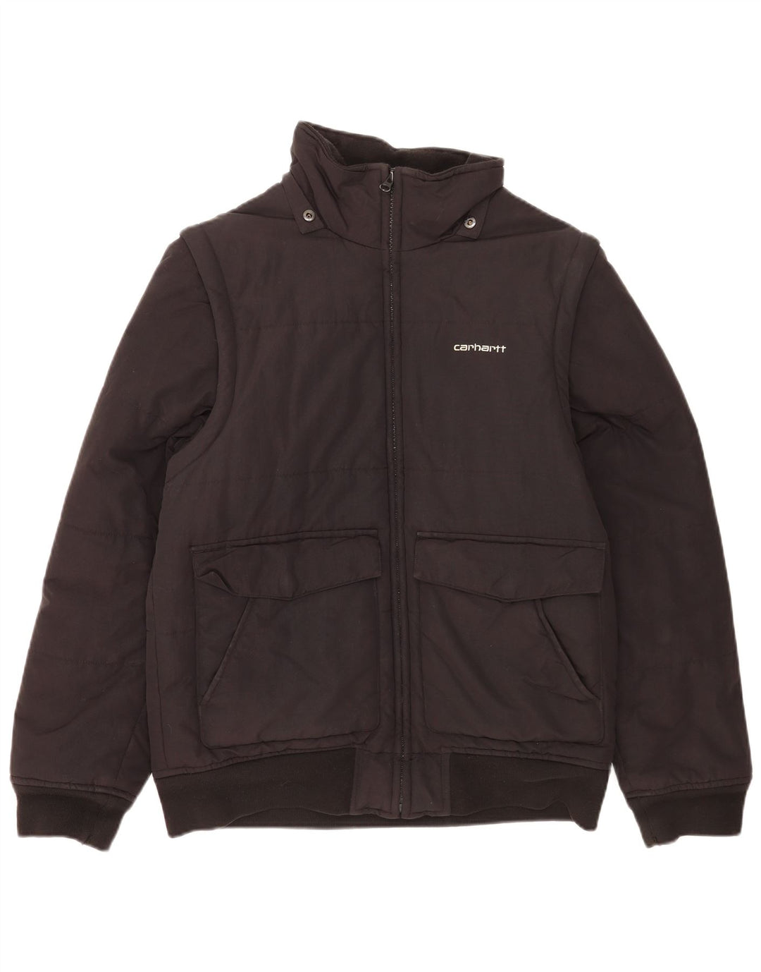 Carhartt muška podstavljena jakna UK 38 Srednji crni najlon