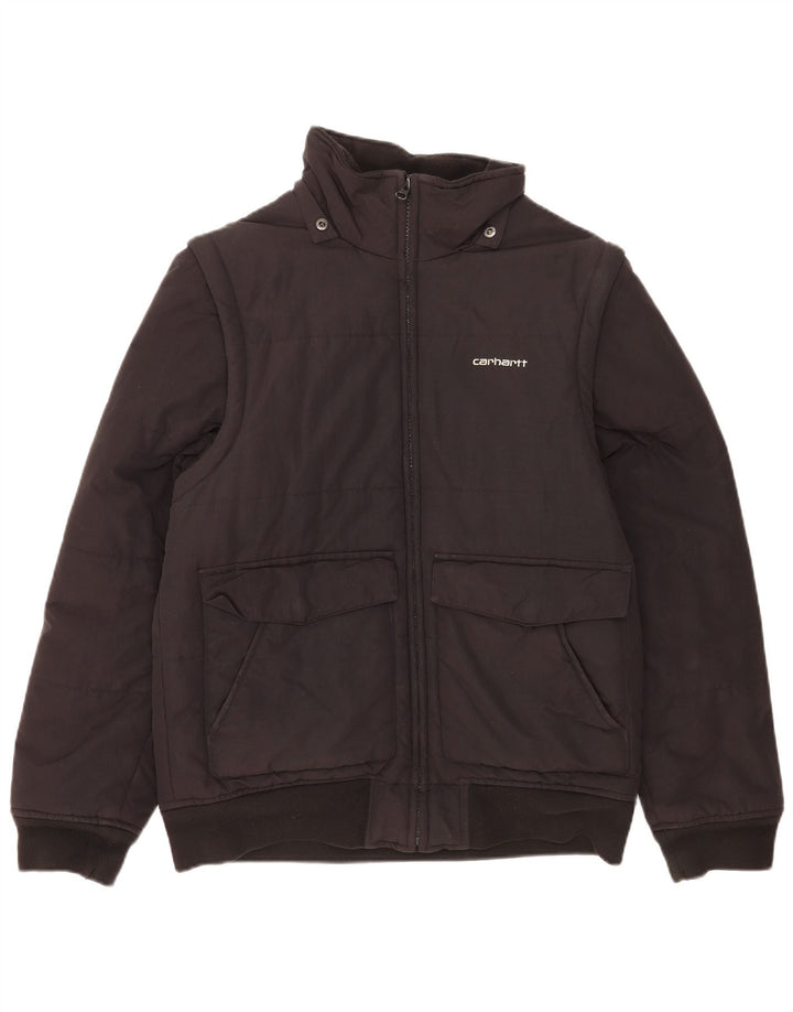 Carhartt muška podstavljena jakna UK 38 Srednji crni najlon