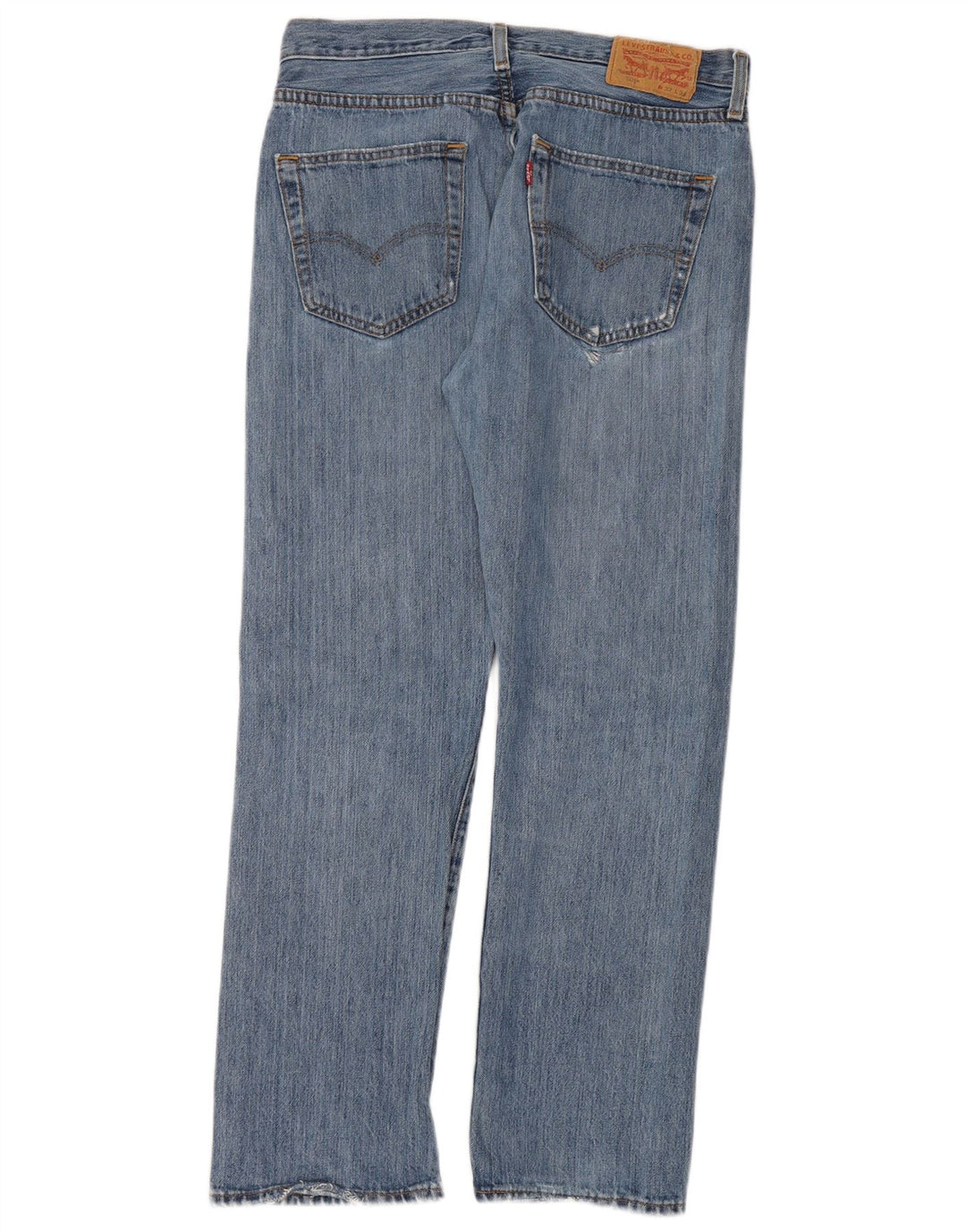 Levi's muške 501 ravne traperice W32 L30 plavi pamuk