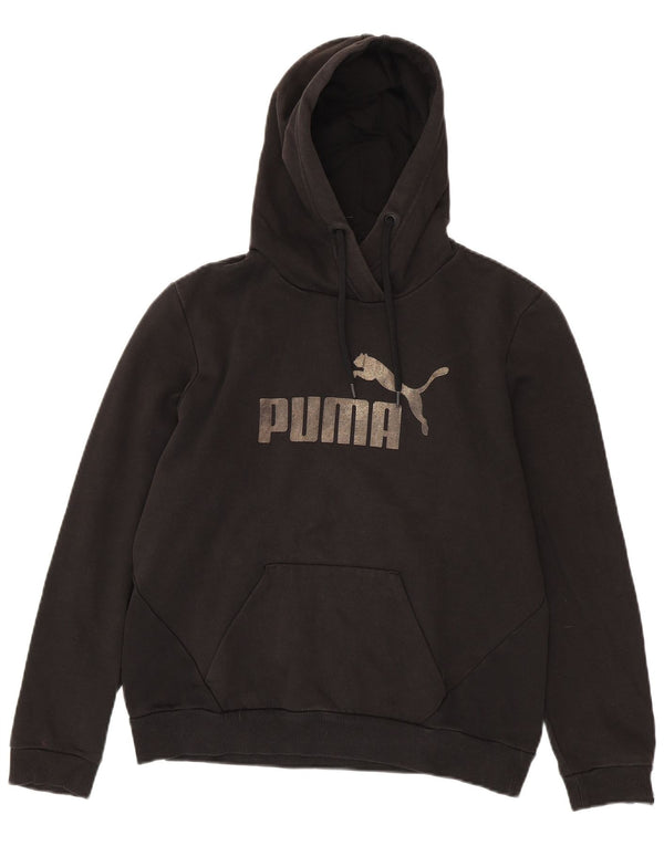 Puma ženska majica s kapuljačom s kapuljačom UK 14 srednje crna