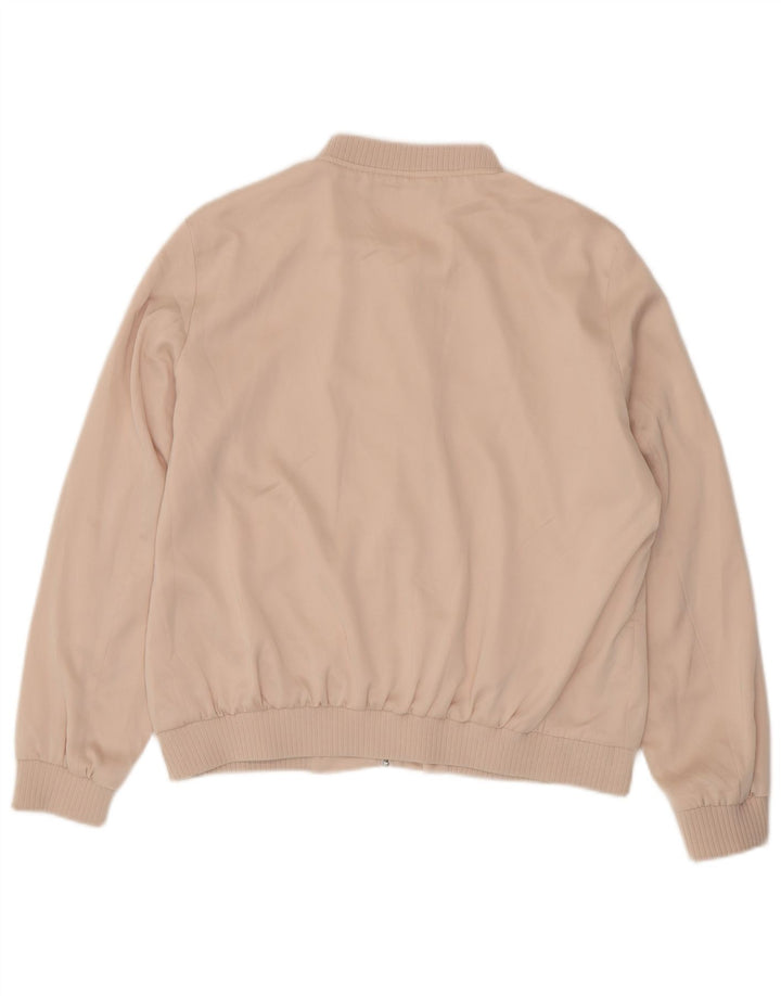 ZARA ženska bomber jakna UK 18 XL ružičasti poliester