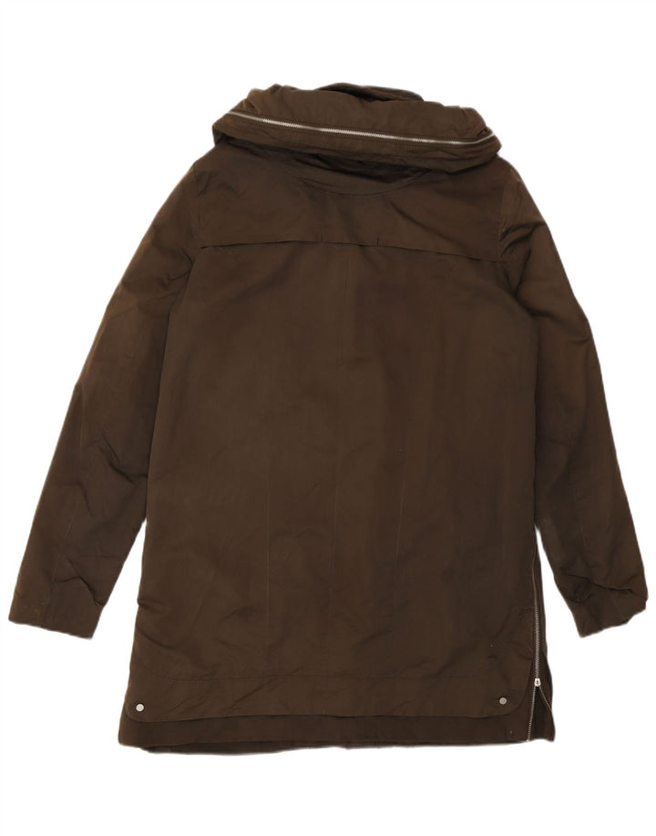 Zara ženska prevelika parka jakna s kapuljačom UK 10 Small kaki