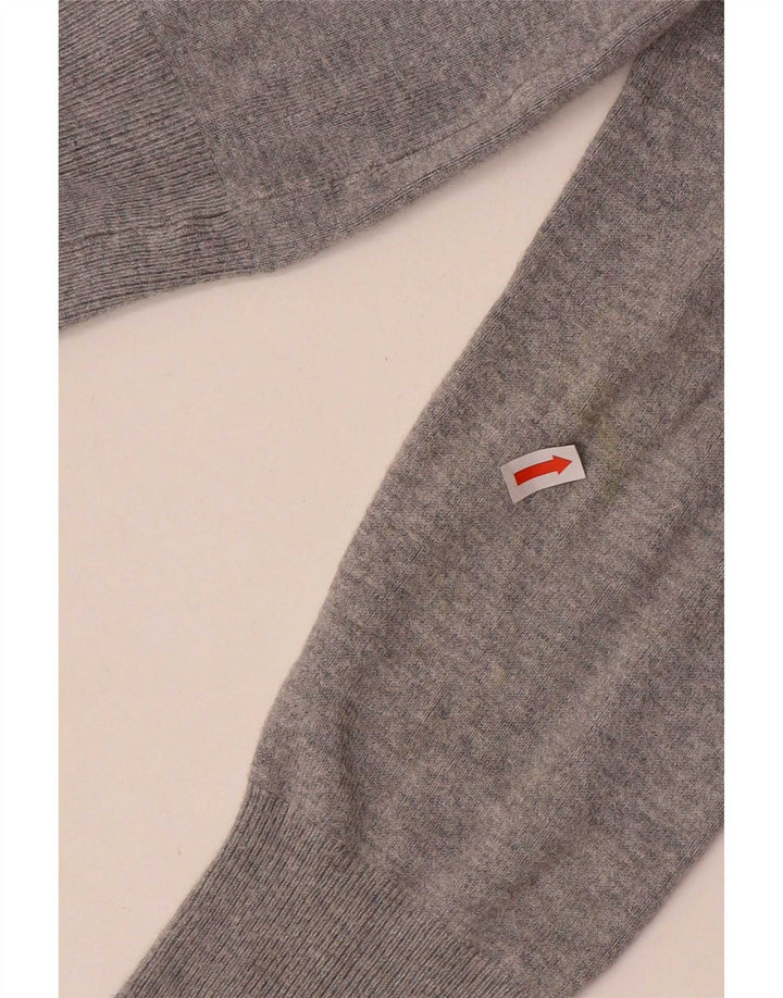 Marks & Spencer ženski rastezljivi kardigan pulover UK 10 Small Grey Flected
