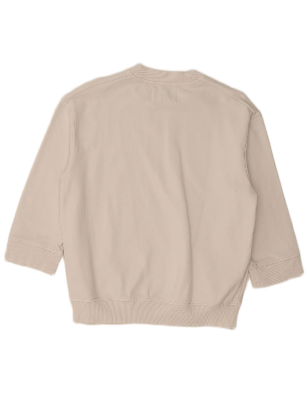 Calvin Klein Jeans Ženska majica s 3/4 rukavima UK 14 srednje bijela