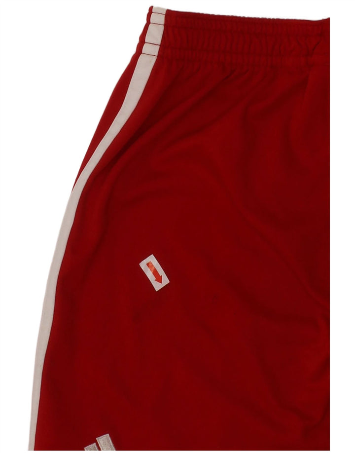 Sportske kratke hlače ADIDAS Liverpool za dječake 5-6 godina, crveni poliester