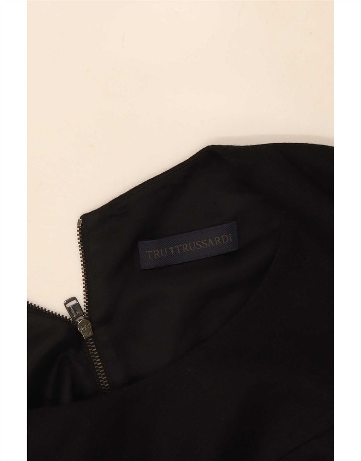 Trussardi ženska plašt haljina UK 10 Mala crna